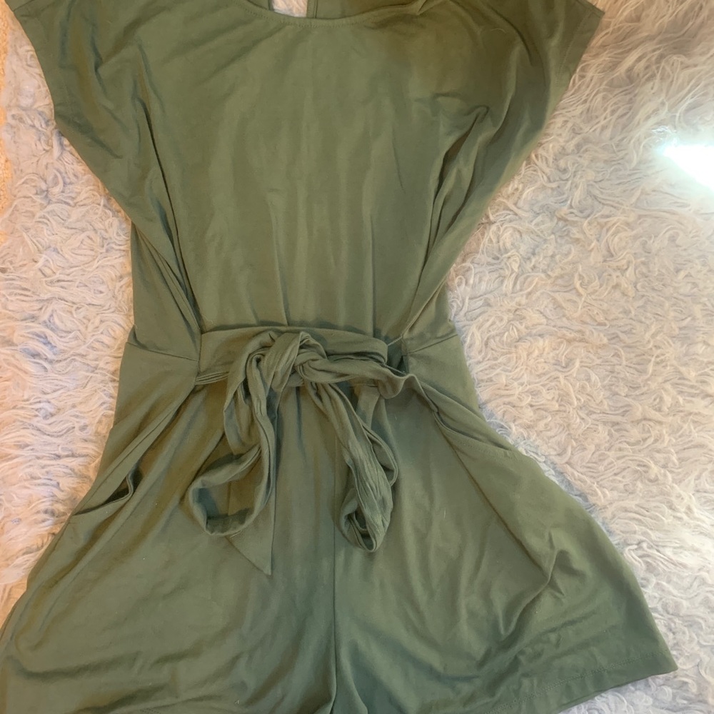 Olive Green Romper